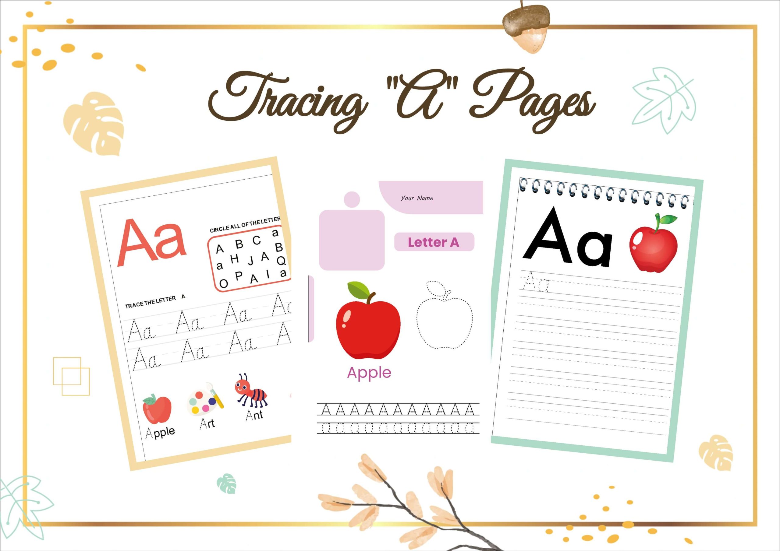 Alphabet-A-Tracing-Worksheet-50+-Pages